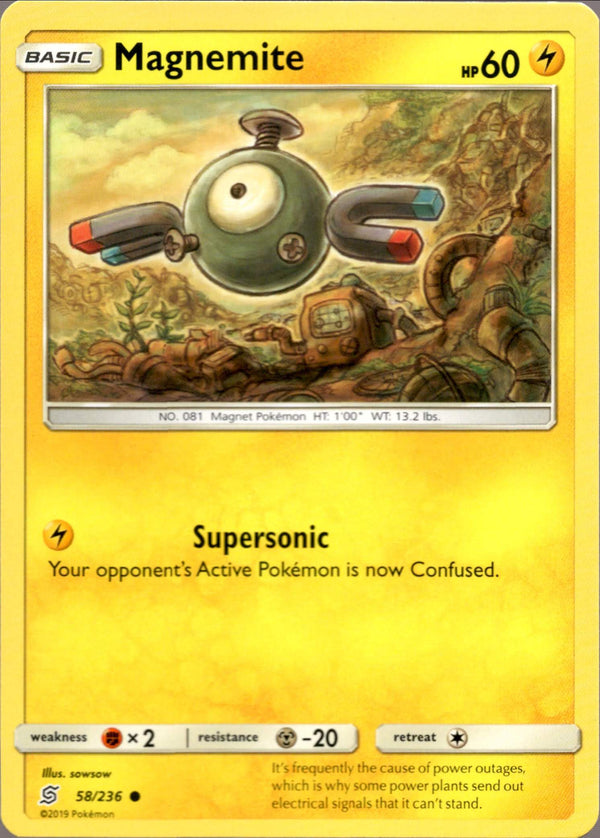 Magnemite - 58/236 - Unified Minds - Card Cavern