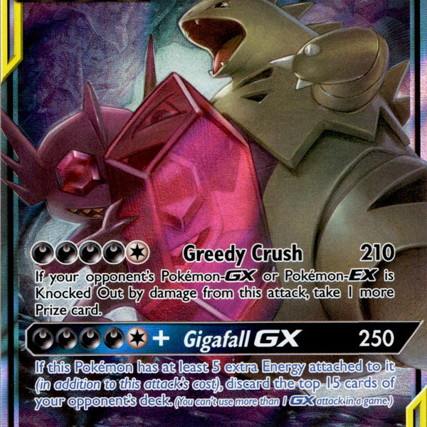 Mega Sableye & Tyranitar GX - 126/236 - Unified Minds - Holo Card Cavern Trading Cards, LLC Mega Sableye & Tyranitar GX - 126/236 - Unified Minds - Holo Card Cavern Trading Cards, LLC