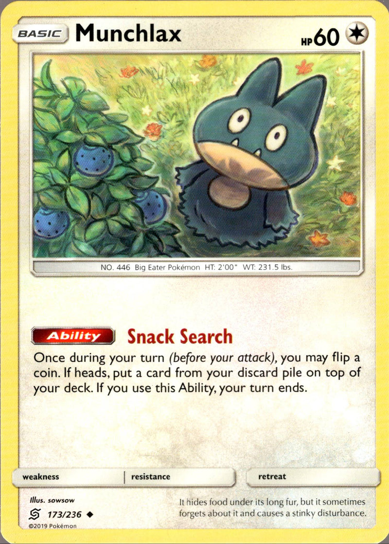 Munchlax - 173/236 - Unified Minds – Card Cavern Trading Cards, LLC
