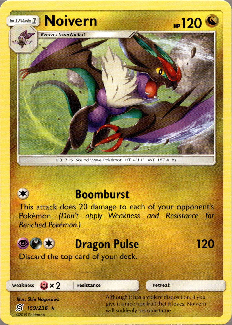 shiny noivern pokemon card Noivern - 159/236