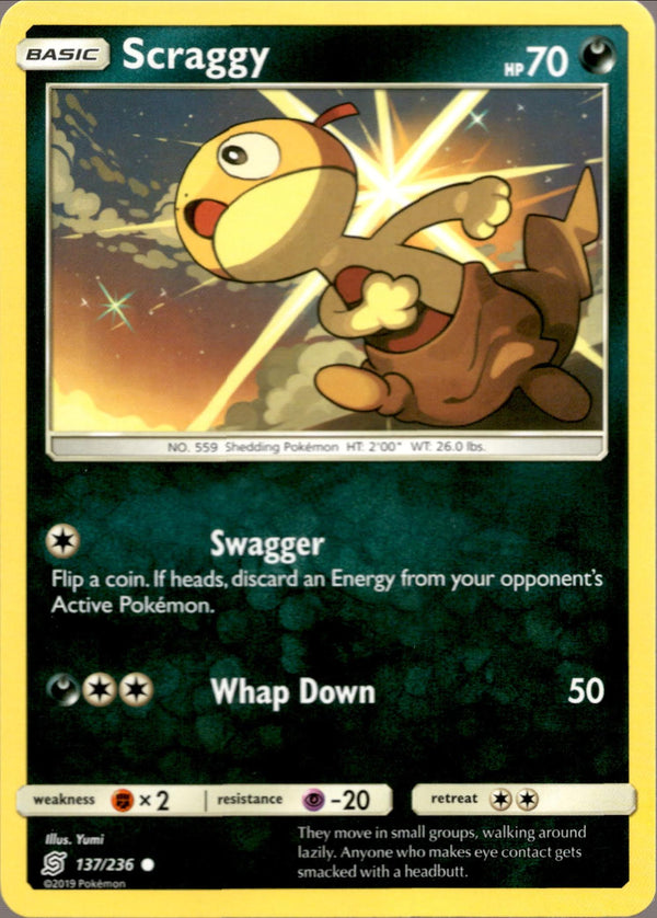 Scraggy - 137/236 - Unified Minds - Card Cavern
