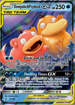 Slowpoke & Psyduck GX - 35/236 - Unified Minds - Holo - Card Cavern