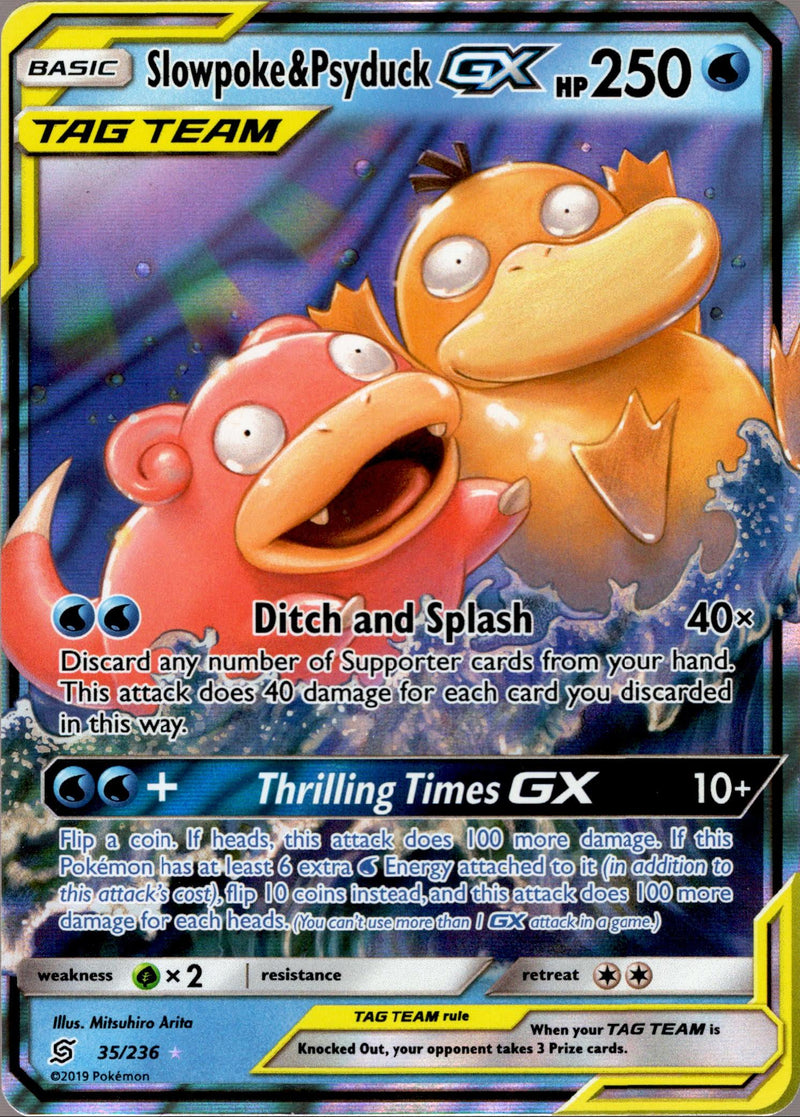 Slowpoke & Psyduck GX - 35/236 - Unified Minds - Holo