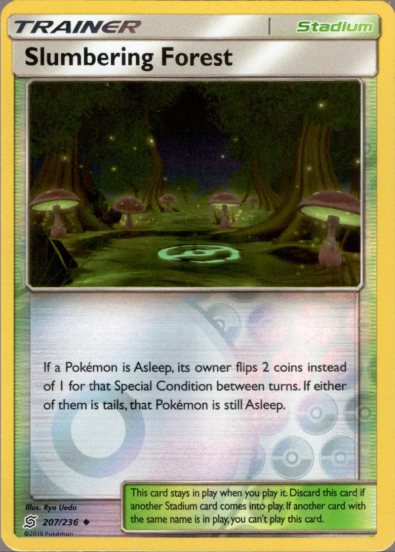 Slumbering Forest - 207/236 - Unified Minds - Reverse Holo - Card Cavern
