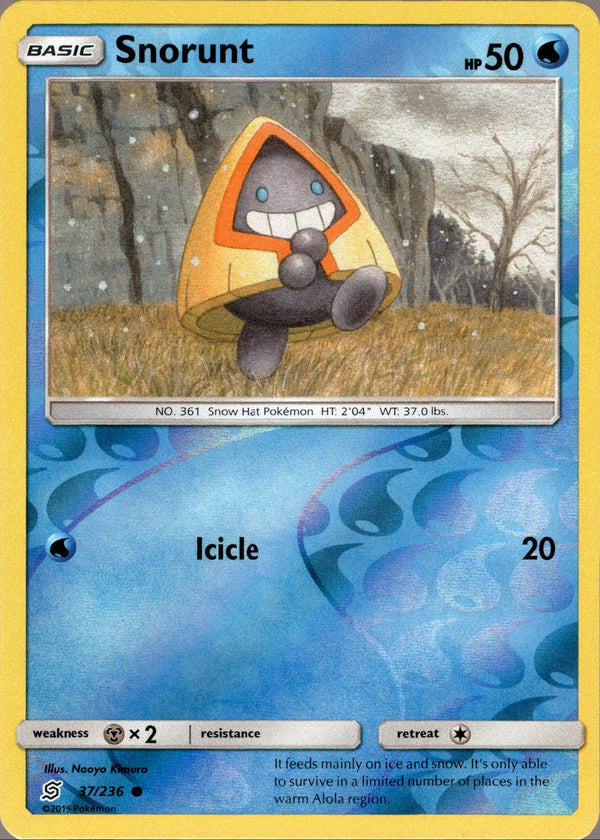 Snorunt - 37/236 - Unified Minds - Reverse Holo - Card Cavern