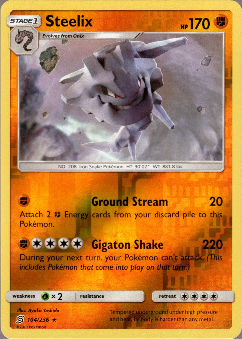 Steelix - 104/236 - Unified Minds - Reverse Holo - Card Cavern
