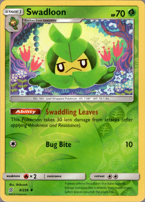 Swadloon - 8/236 - Unified Minds - Reverse Holo - Card Cavern