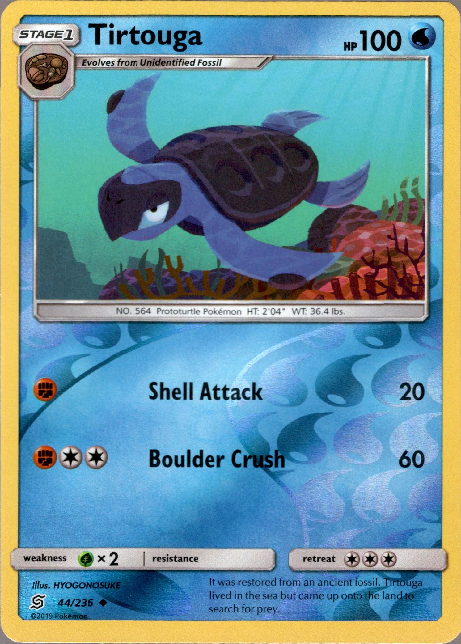 Tirtouga - 44/236 - Unified Minds - Reverse Holo - Card Cavern