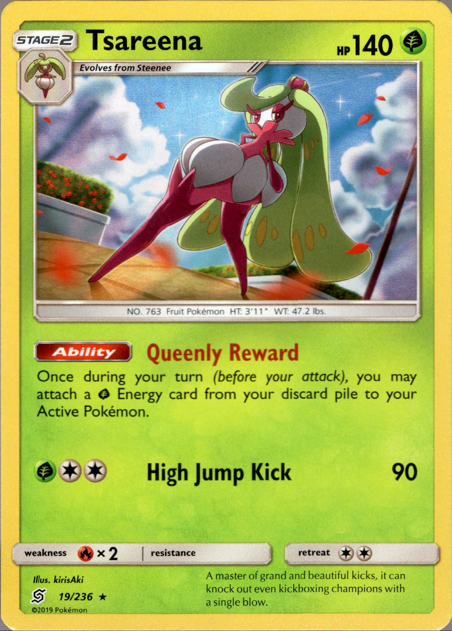 Tsareena - 19/236 - Unified Minds - Holo - Card Cavern