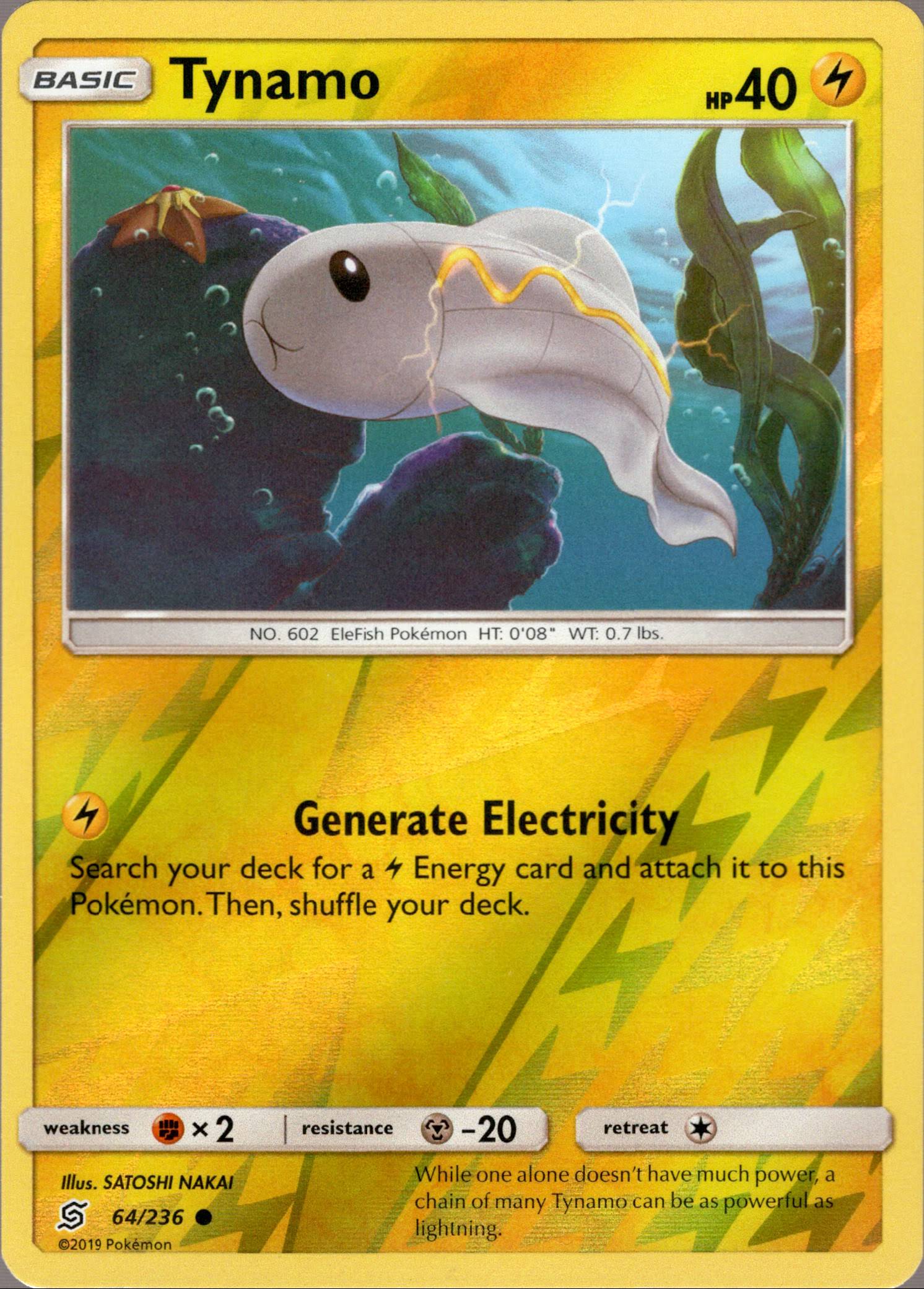 Tynamo - 64/236 - Unified Minds - Reverse Holo - Card Cavern