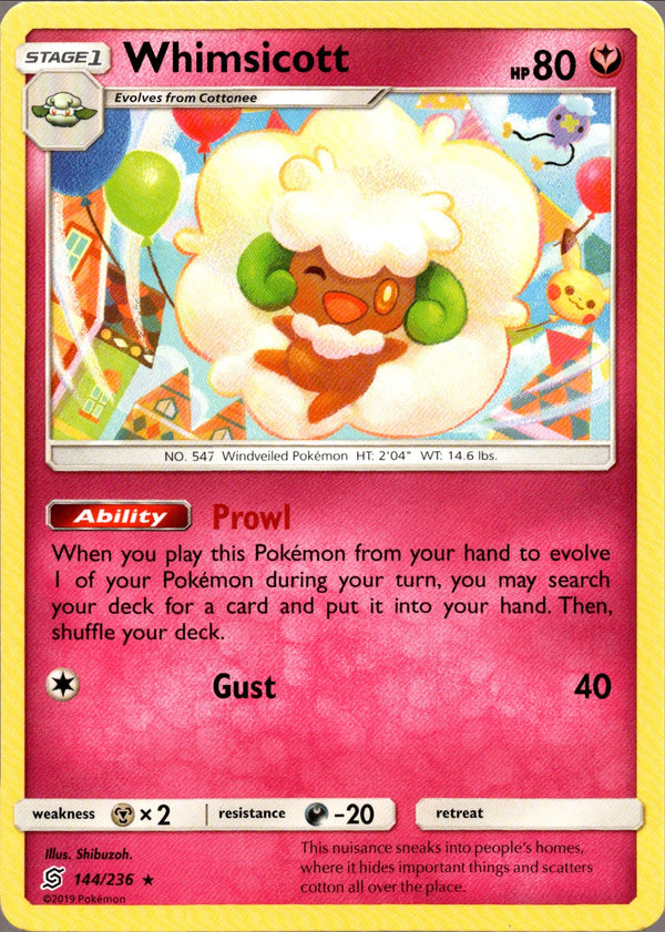 Whimsicott - 144/236 - Unified Minds - Card Cavern