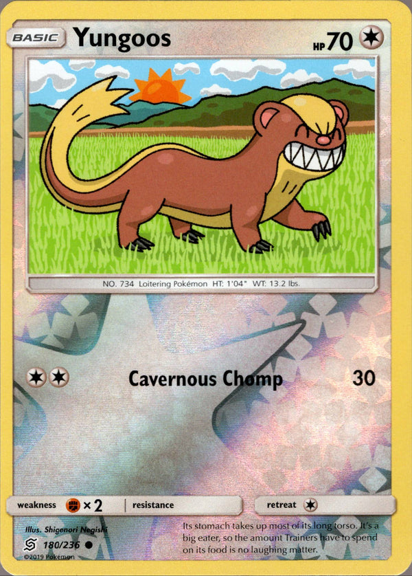 Yungoos - 180/236 - Unified Minds - Reverse Holo - Card Cavern