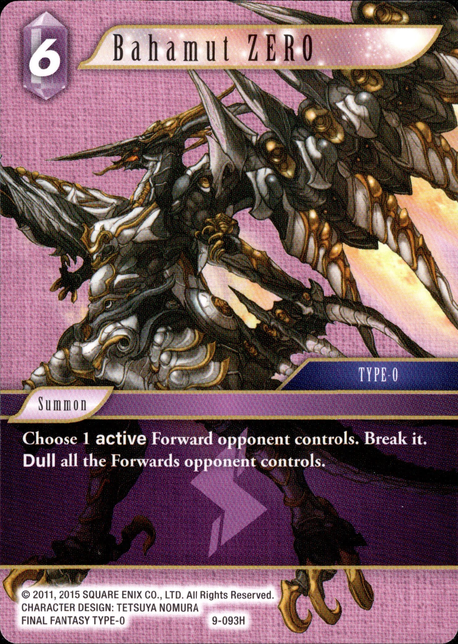 Bahamut ZERO - 9-093H - Opus IX - Card Cavern
