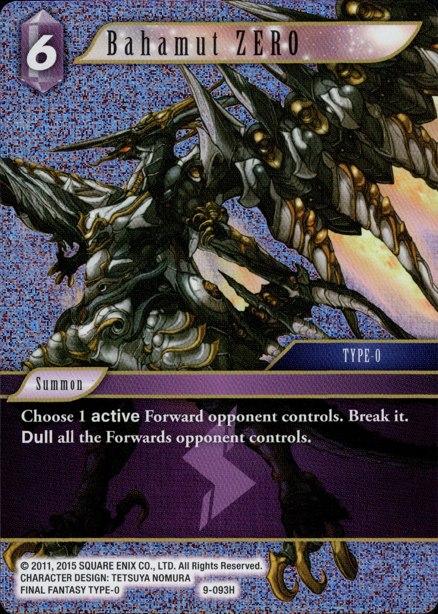 Bahamut ZERO - 9-093H - Opus IX - Foil - Card Cavern