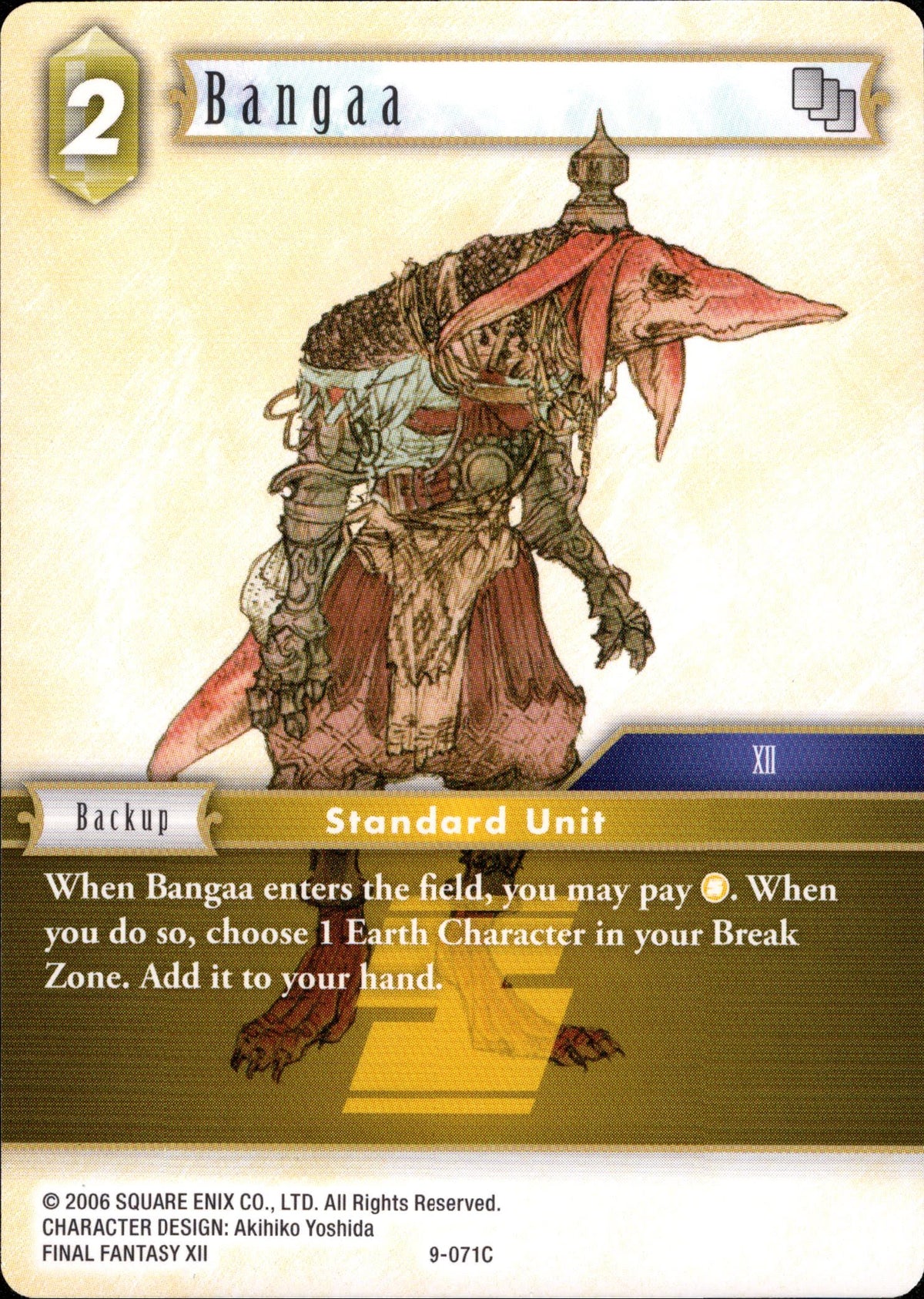 Bangaa - 9-071C - Opus IX - Card Cavern