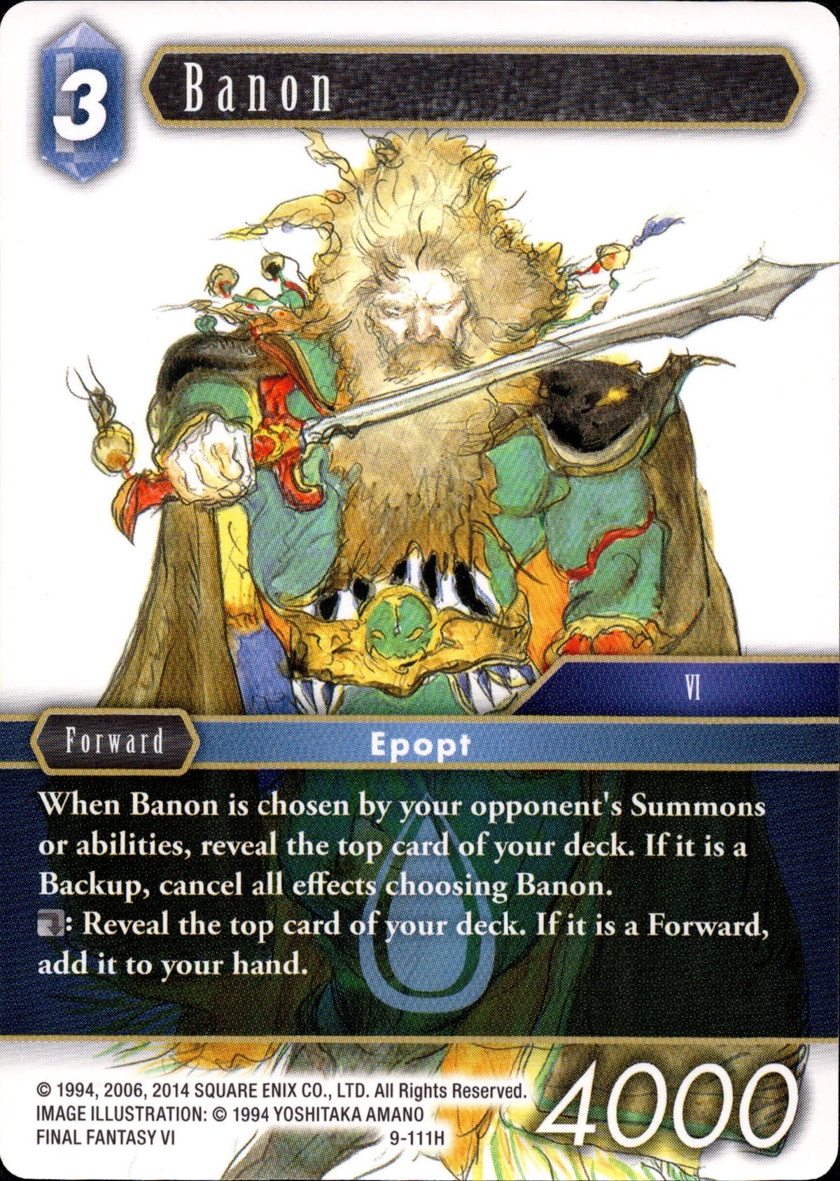 Banon - 9-111H - Opus IX - Card Cavern