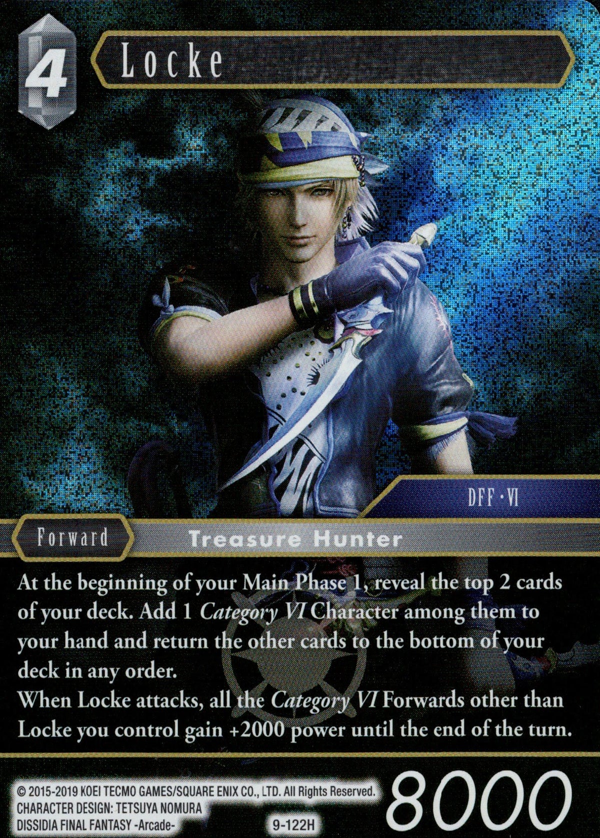 Locke - 9-122H - Opus IX - Foil - Card Cavern