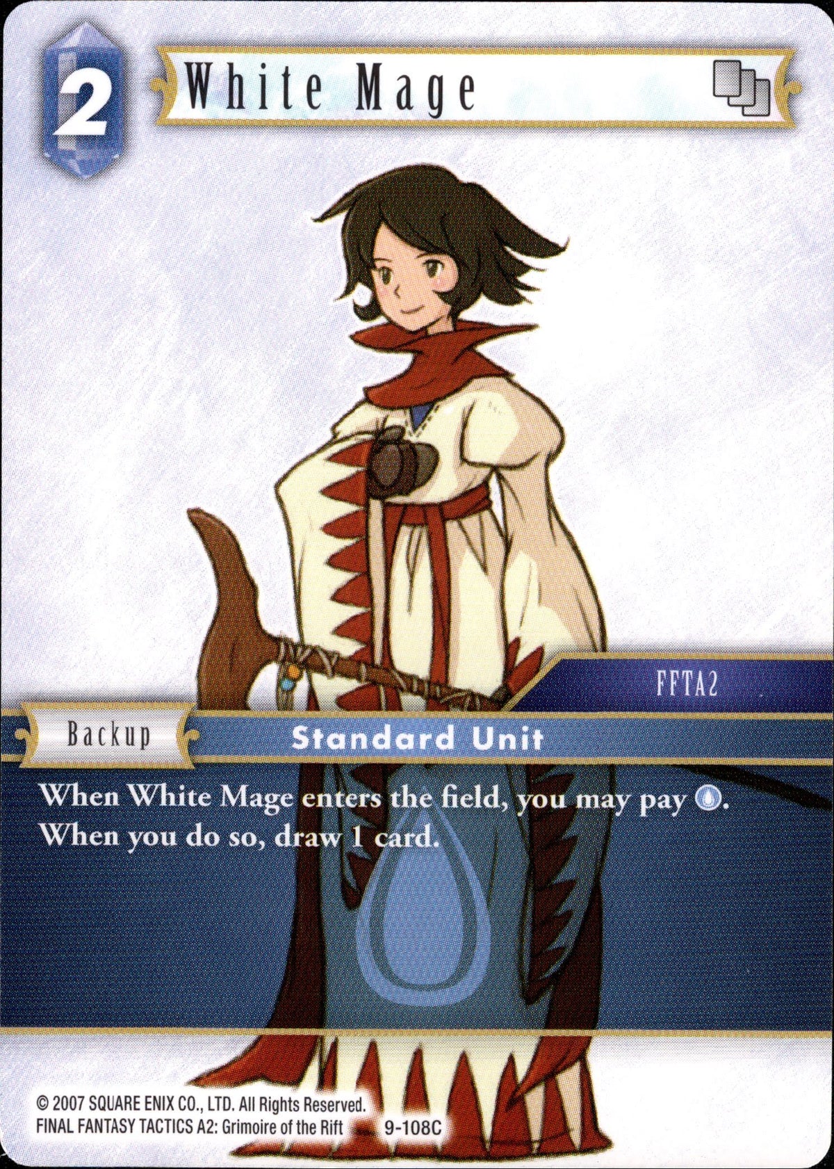 White Mage - 9-108C - Opus IX - Card Cavern