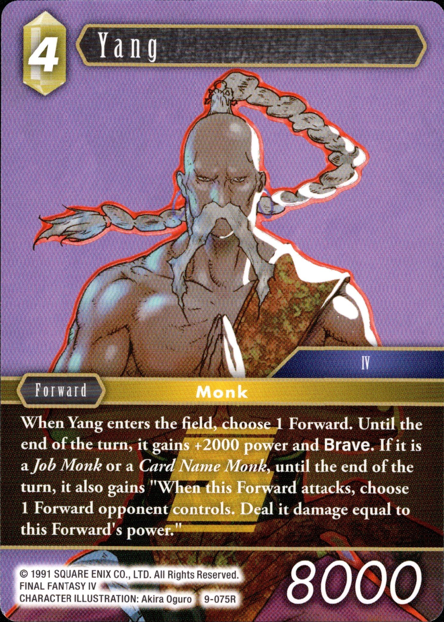 Yang - 9-075R - Opus IX - Card Cavern