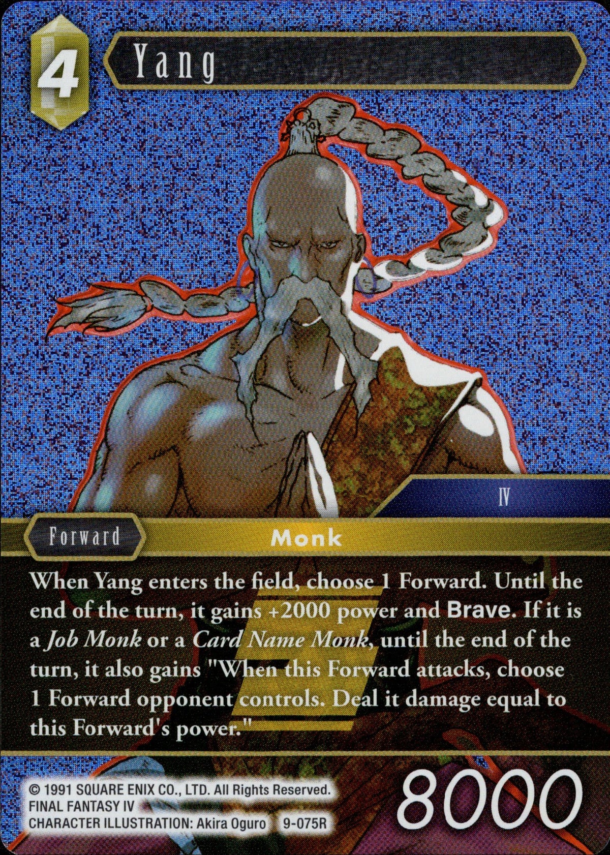 Yang - 9-075R - Opus IX - Foil - Card Cavern