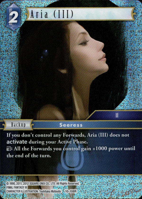 Aria (III) - 10-108R - Opus X - Foil - Card Cavern
