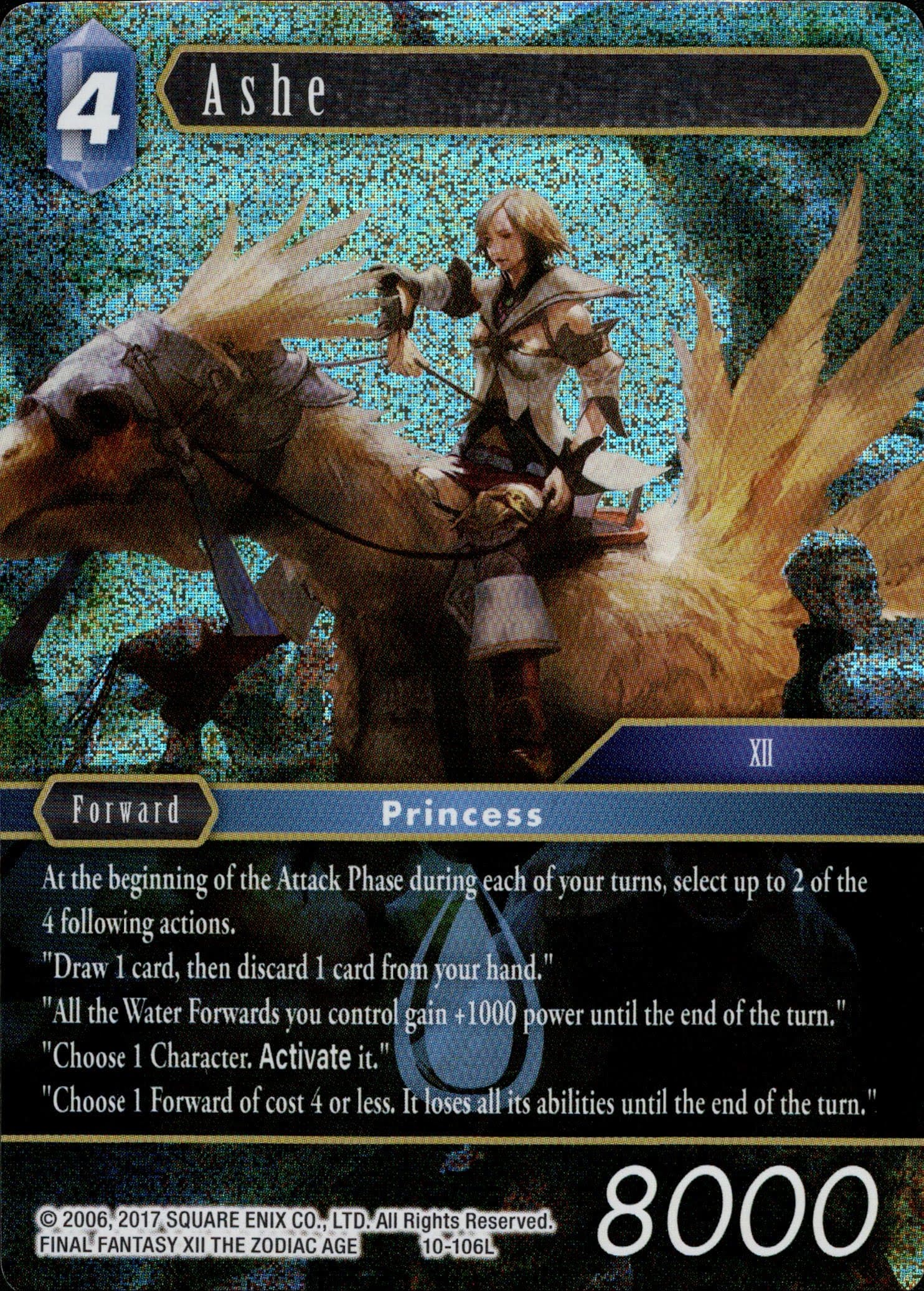 Ashe - 10-106L - Opus X - Foil - Card Cavern