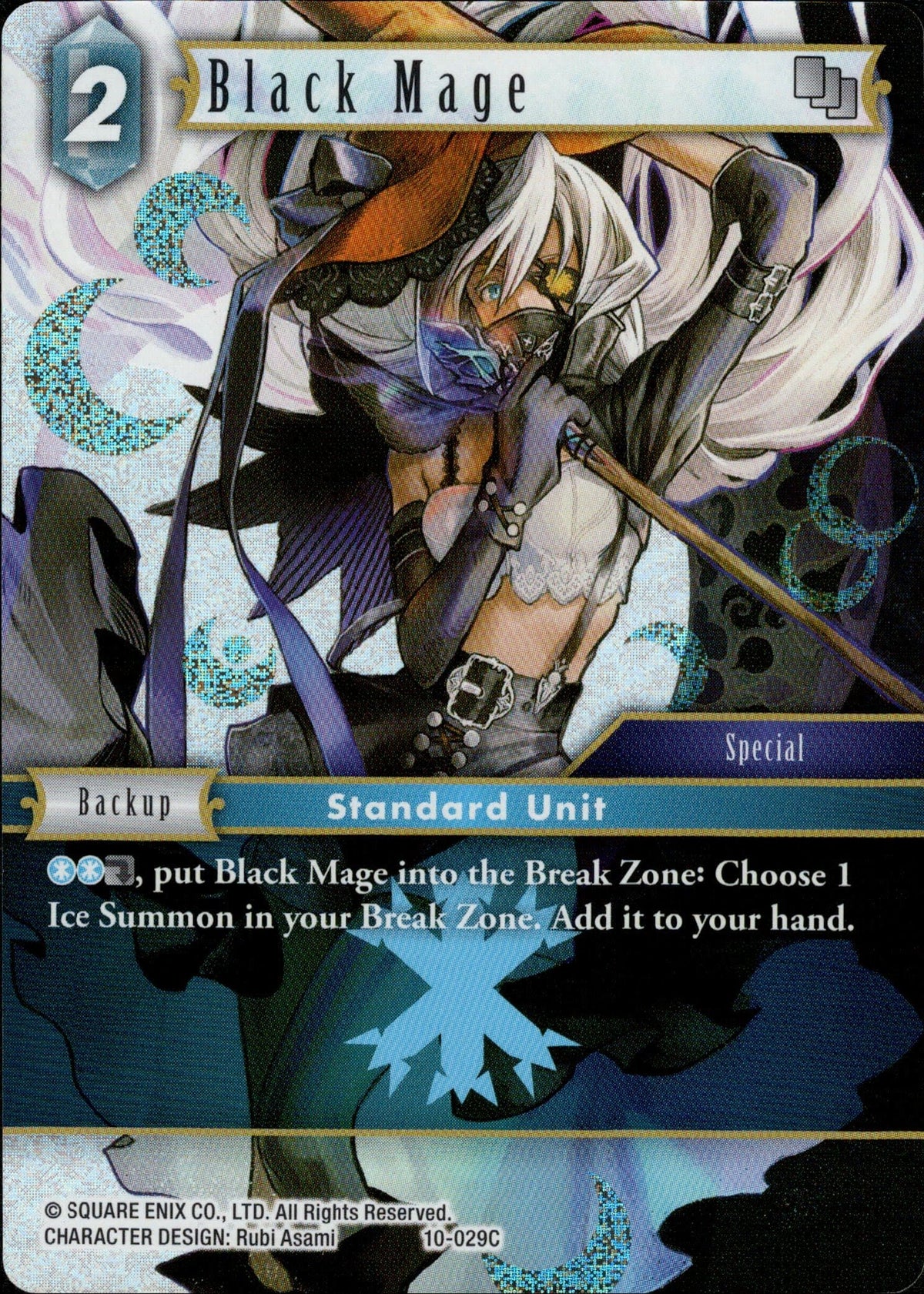 Black Mage - 10-029C - Opus X - Foil - Card Cavern