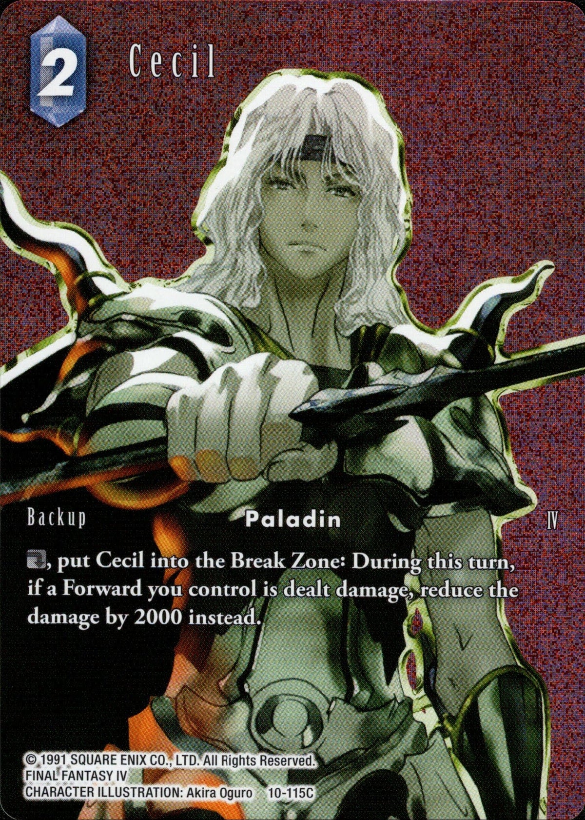 Cecil (Full Art) - 10-115C - Opus X - Foil - Card Cavern