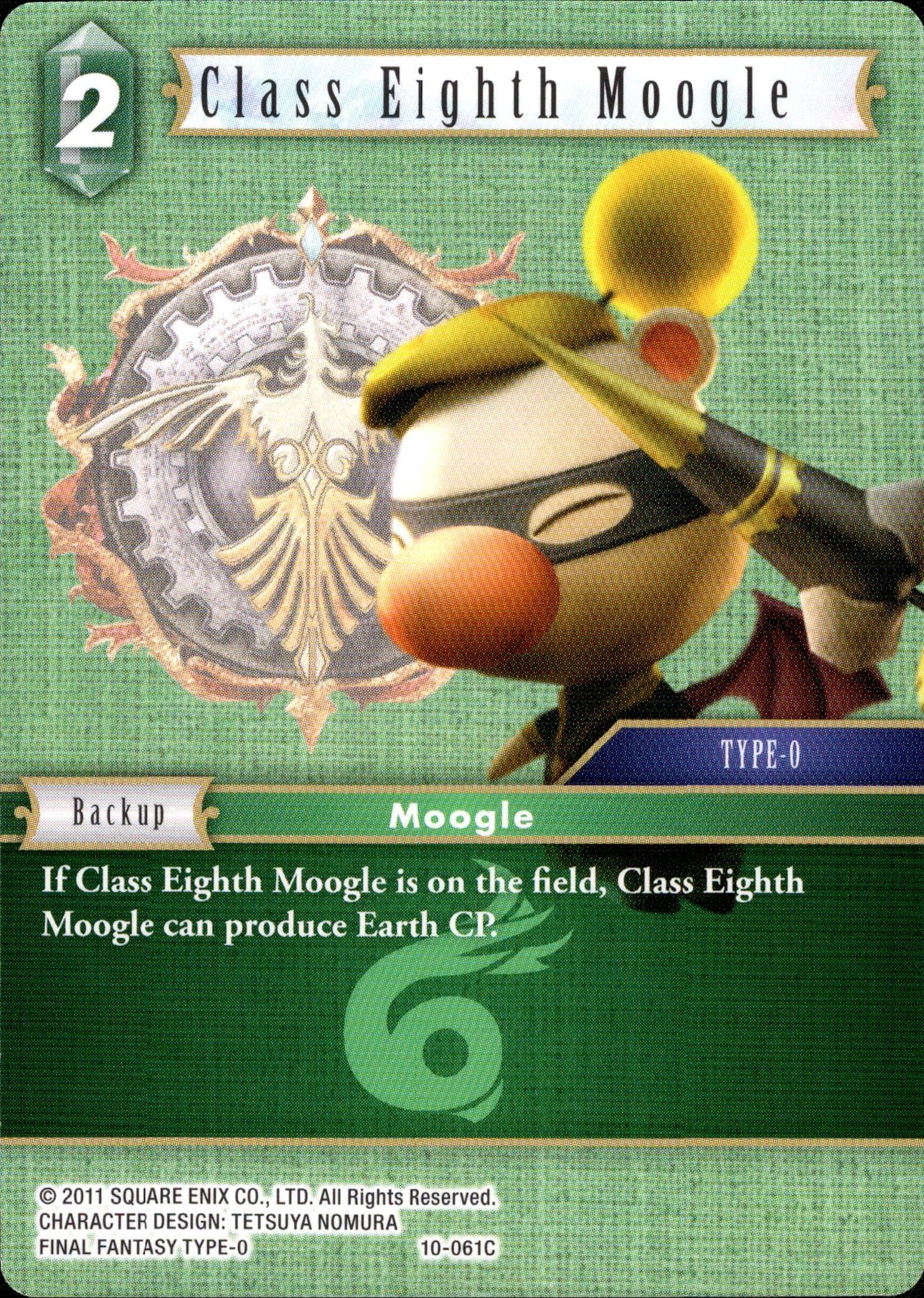 Class Eighth Moogle - 10-061C - Opus X - Card Cavern