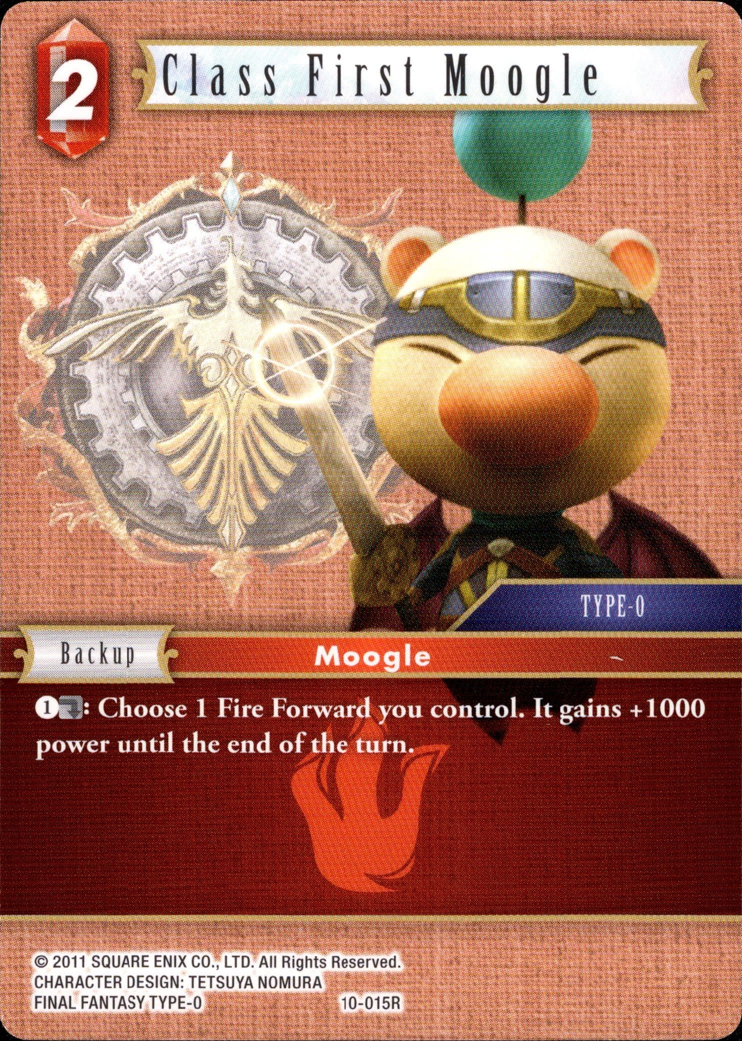 Class First Moogle - 10-015R - Opus X - Card Cavern
