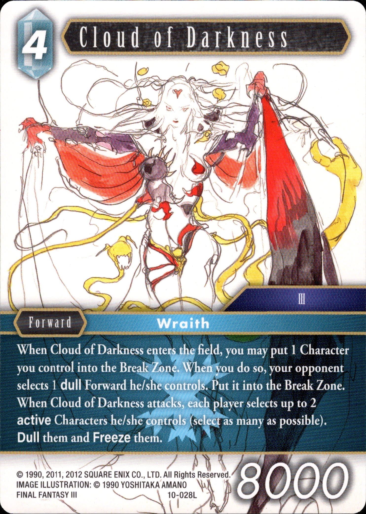 Cloud of Darkness - 10-028L - Opus X - Card Cavern