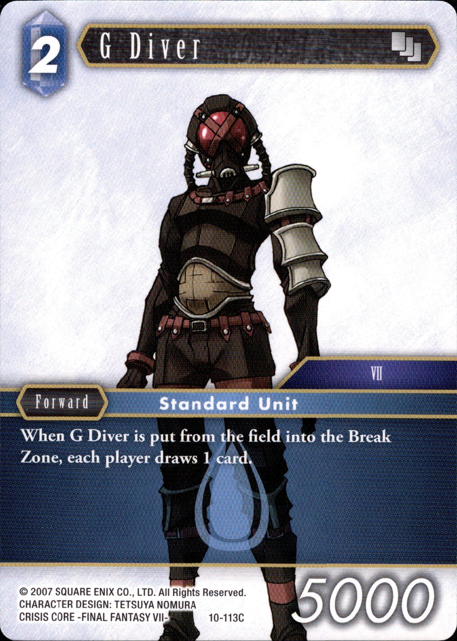 G Diver - 10-113C - Opus X - Card Cavern