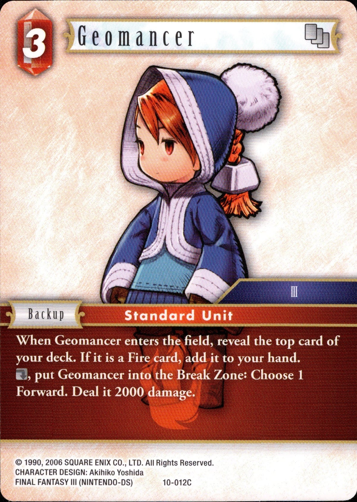 Geomancer - 10-012C - Opus X - Card Cavern