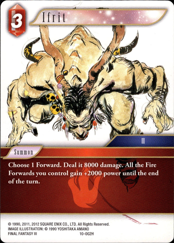 Ifrit - 10-002H - Opus X - Card Cavern
