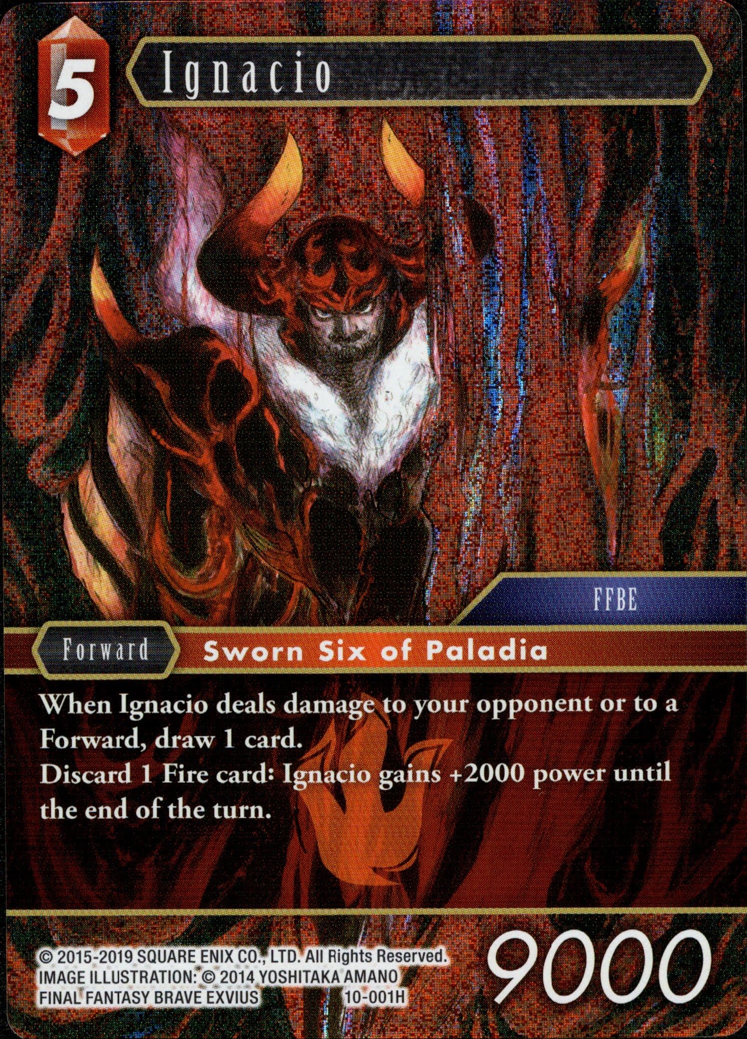 Ignacio - 10-001H - Opus X - Foil - Card Cavern