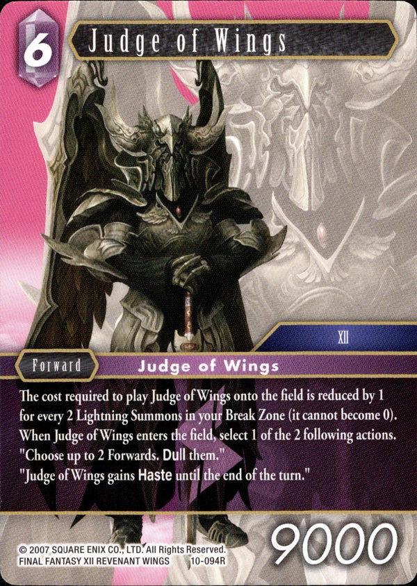 Judge of Wings - 10-094R - Opus X - Card Cavern