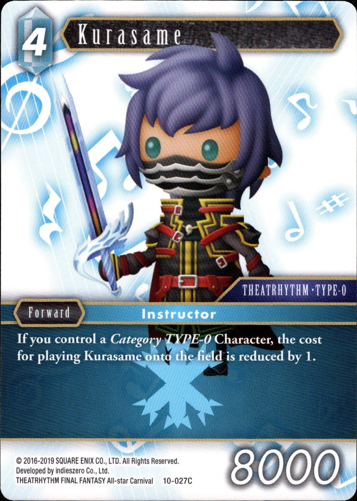 Kurasame - 10-027C - Opus X - Card Cavern