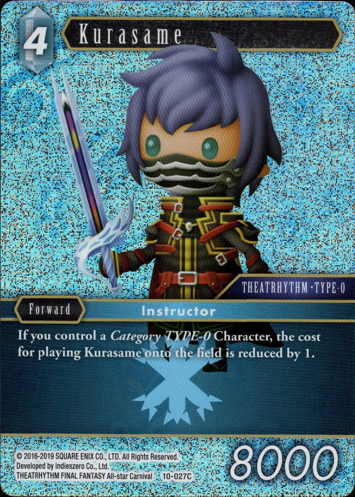 Kurasame - 10-027C - Opus X - Foil - Card Cavern