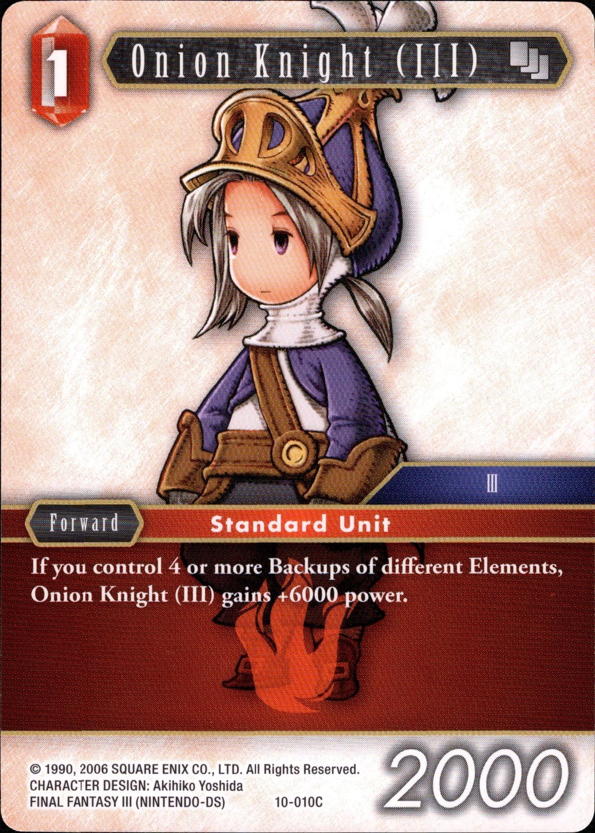 Onion Knight (III) - 10-010C - Opus X - Card Cavern