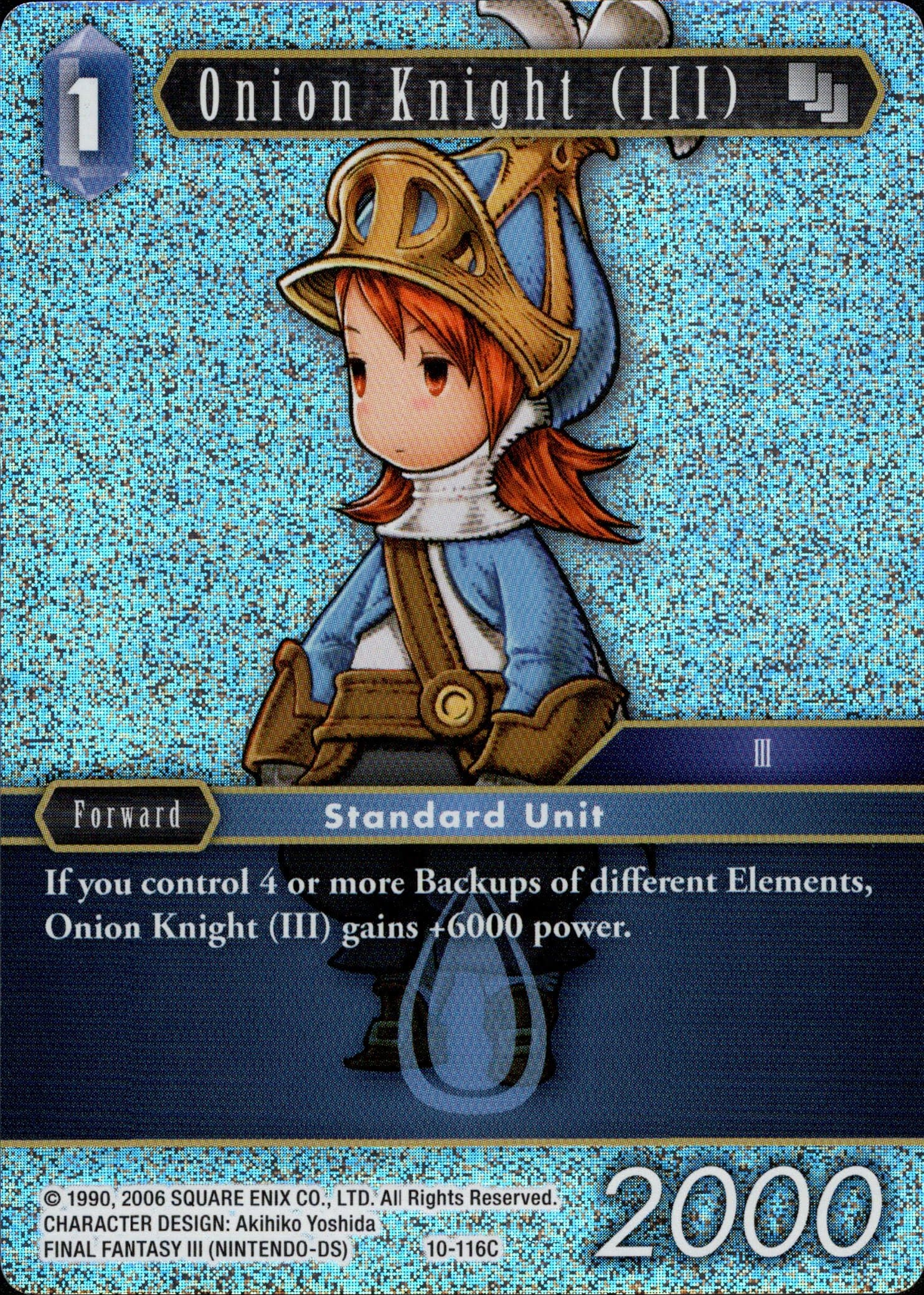 Onion Knight (III) - 10-116C - Opus X - Foil - Card Cavern