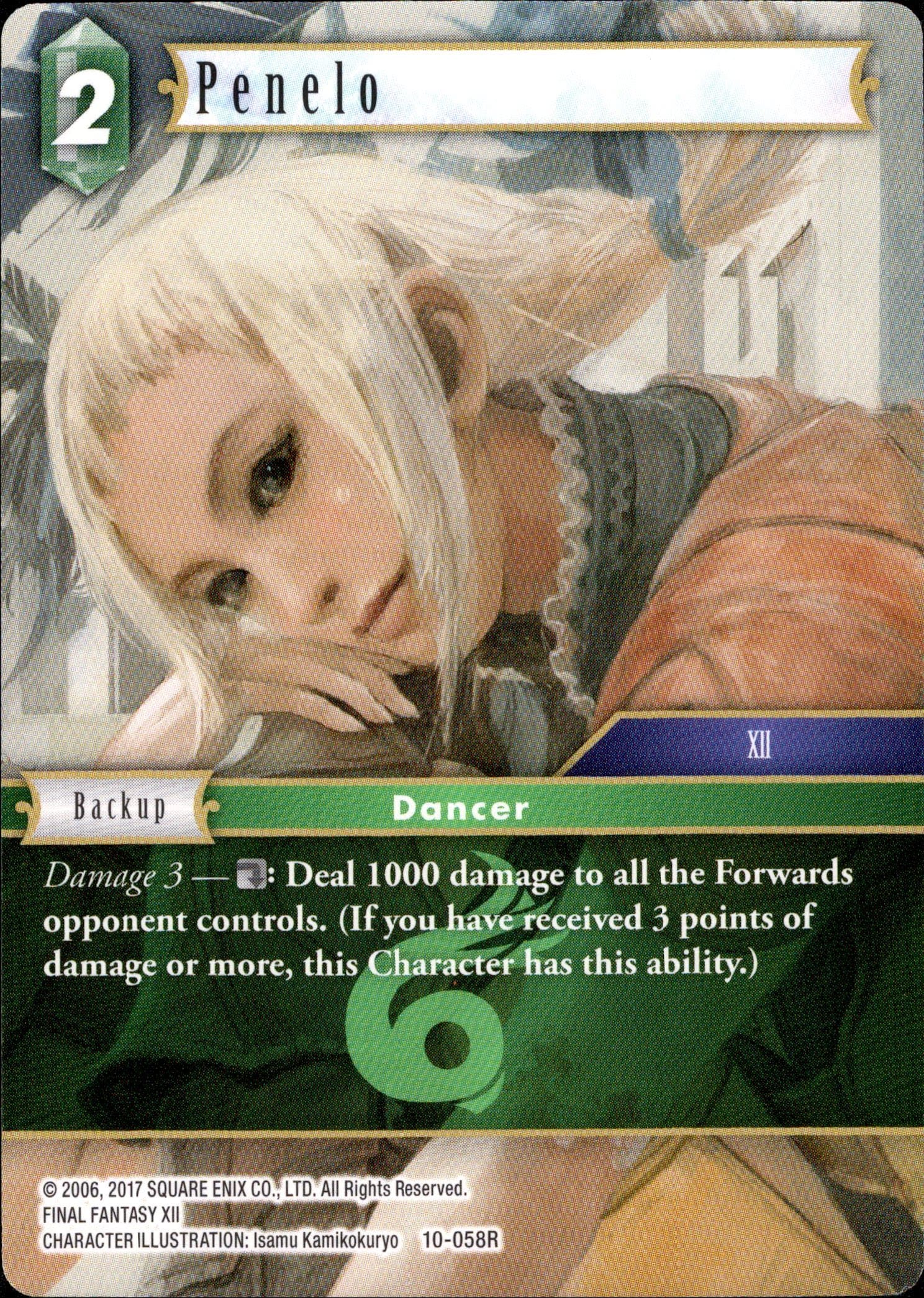 Penelo - 10-058R - Opus X - Card Cavern