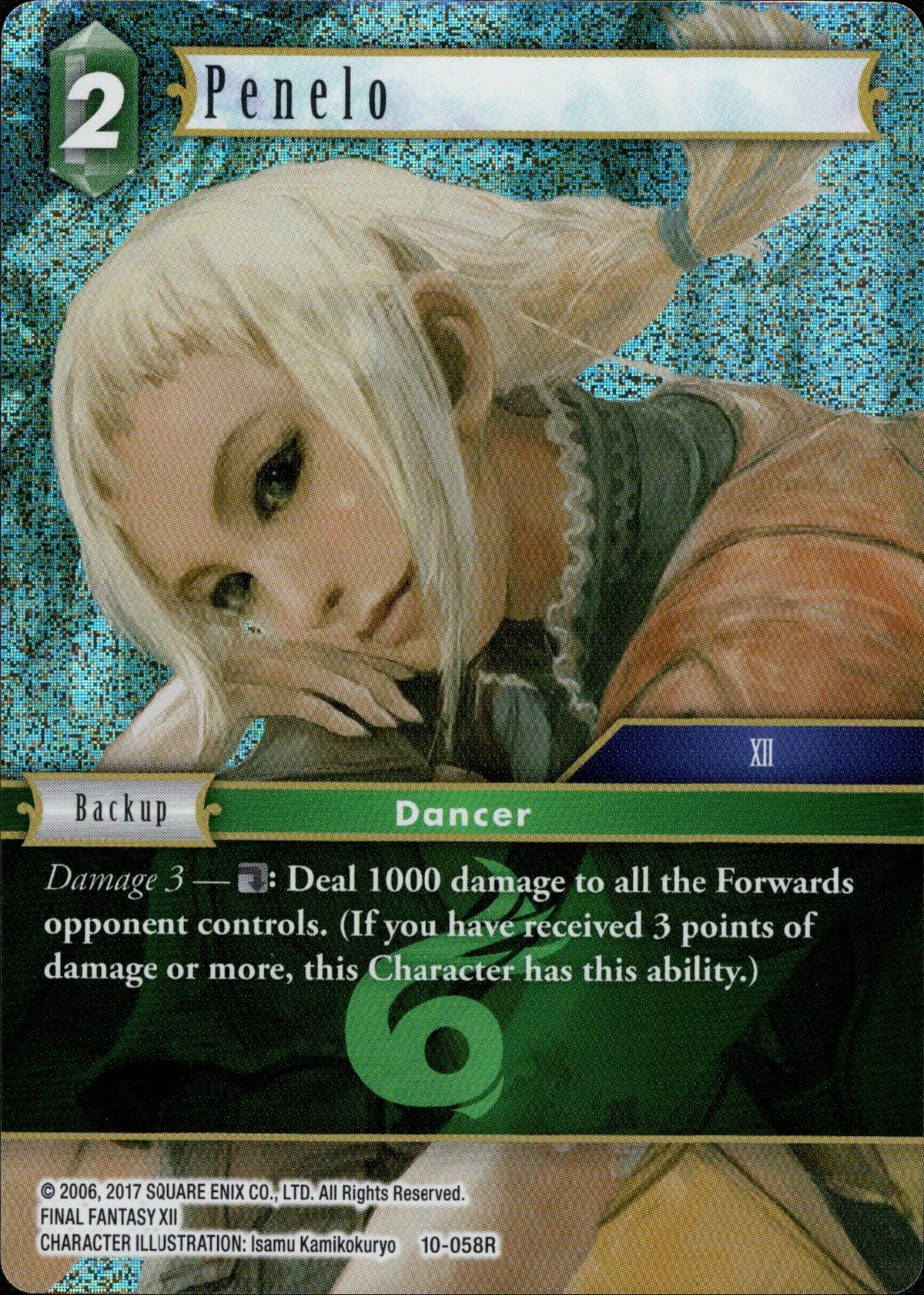 Penelo - 10-058R - Opus X - Foil - Card Cavern