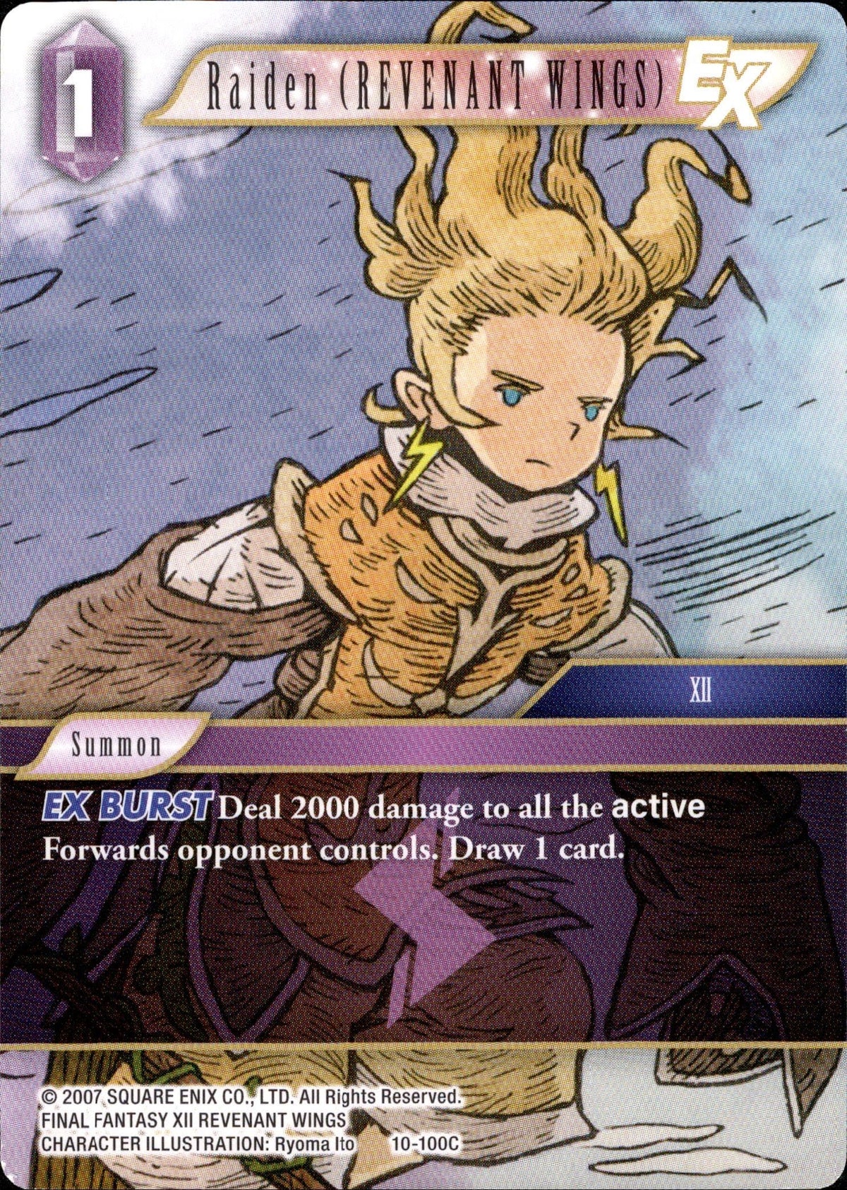 Raiden (REVENANT WINGS) - 10-100C - Opus X - Card Cavern