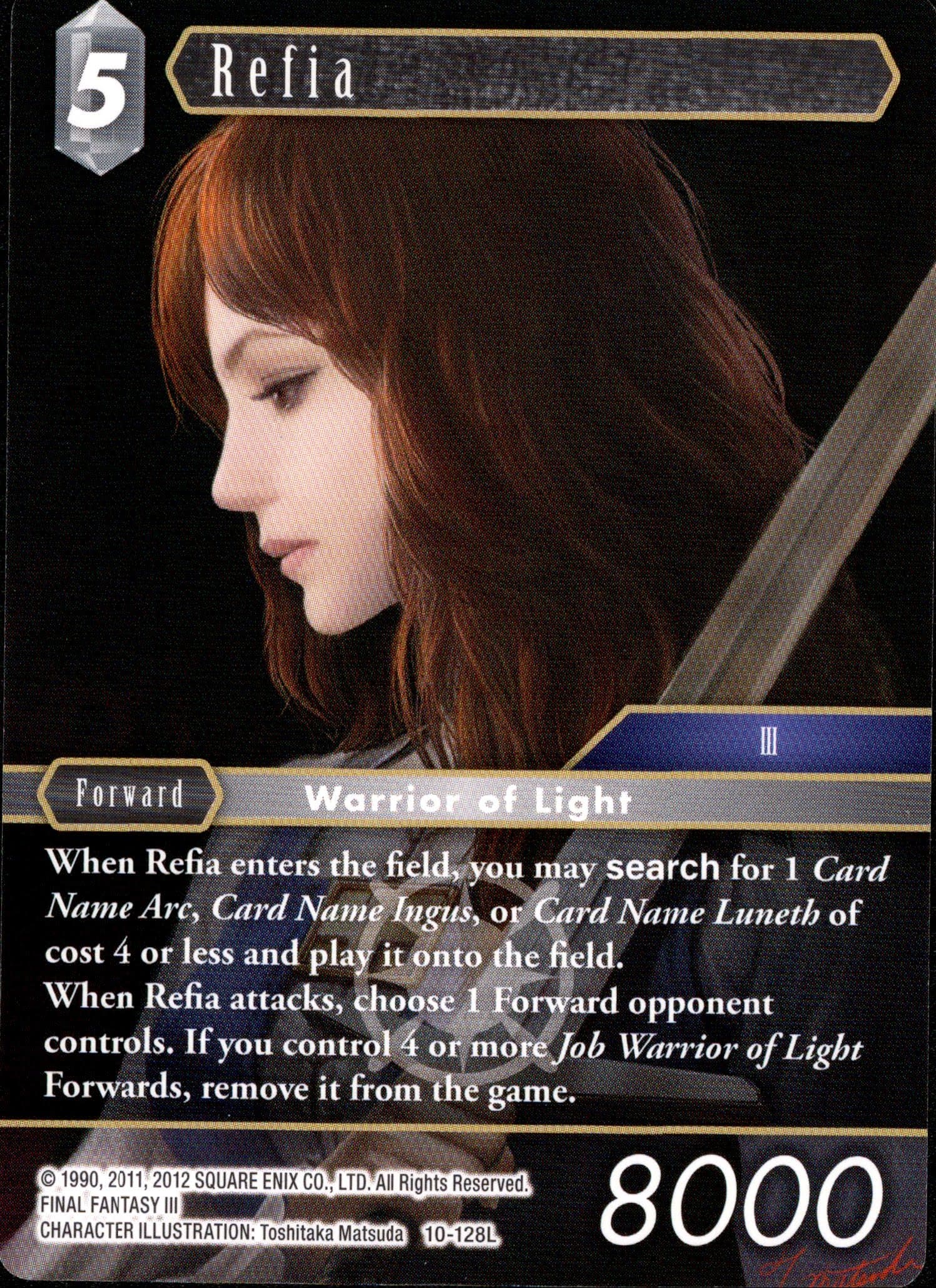 Refia - 10-128L - Opus X - Card Cavern