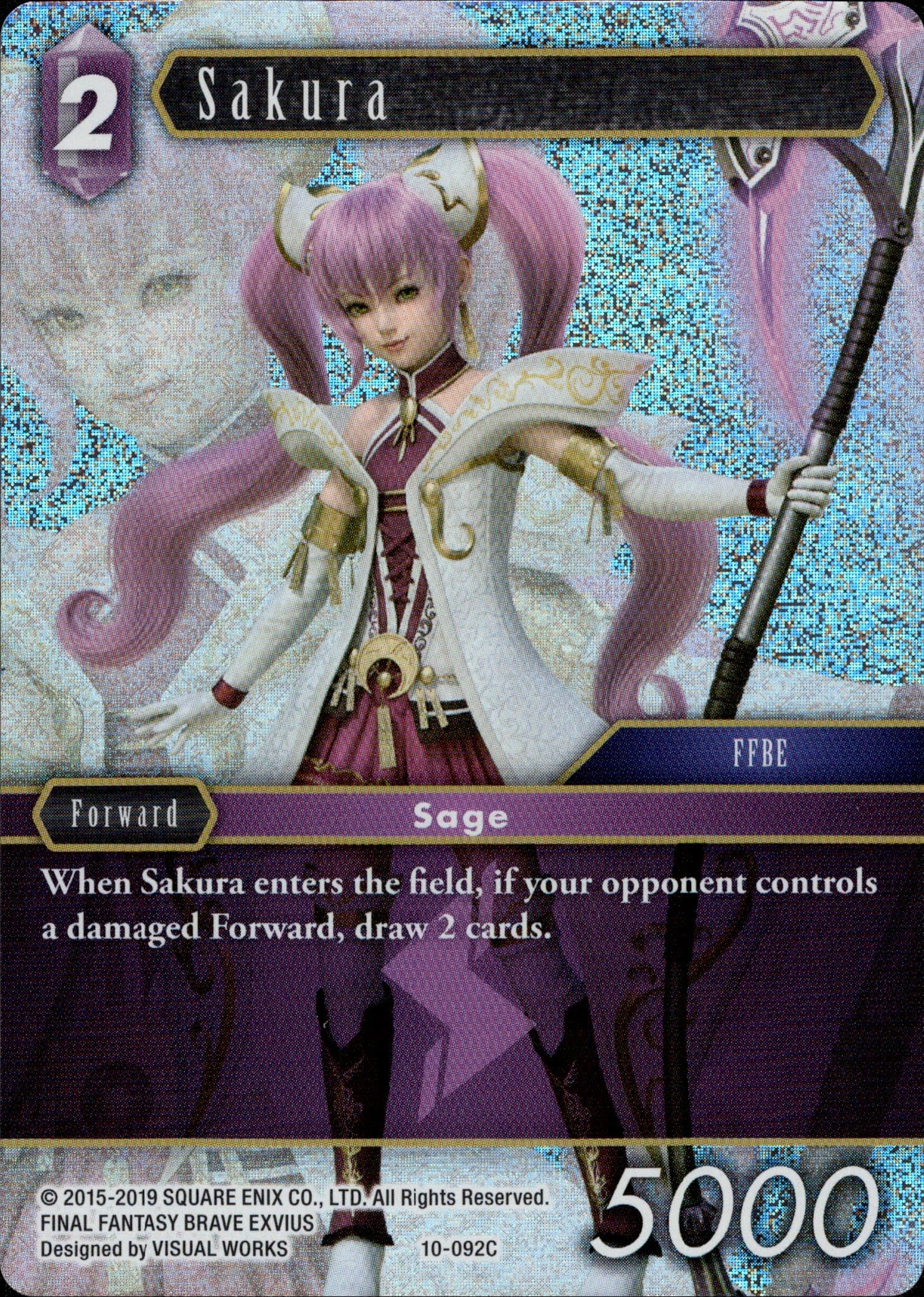 Sakura - 10-092C - Opus X - Foil - Card Cavern