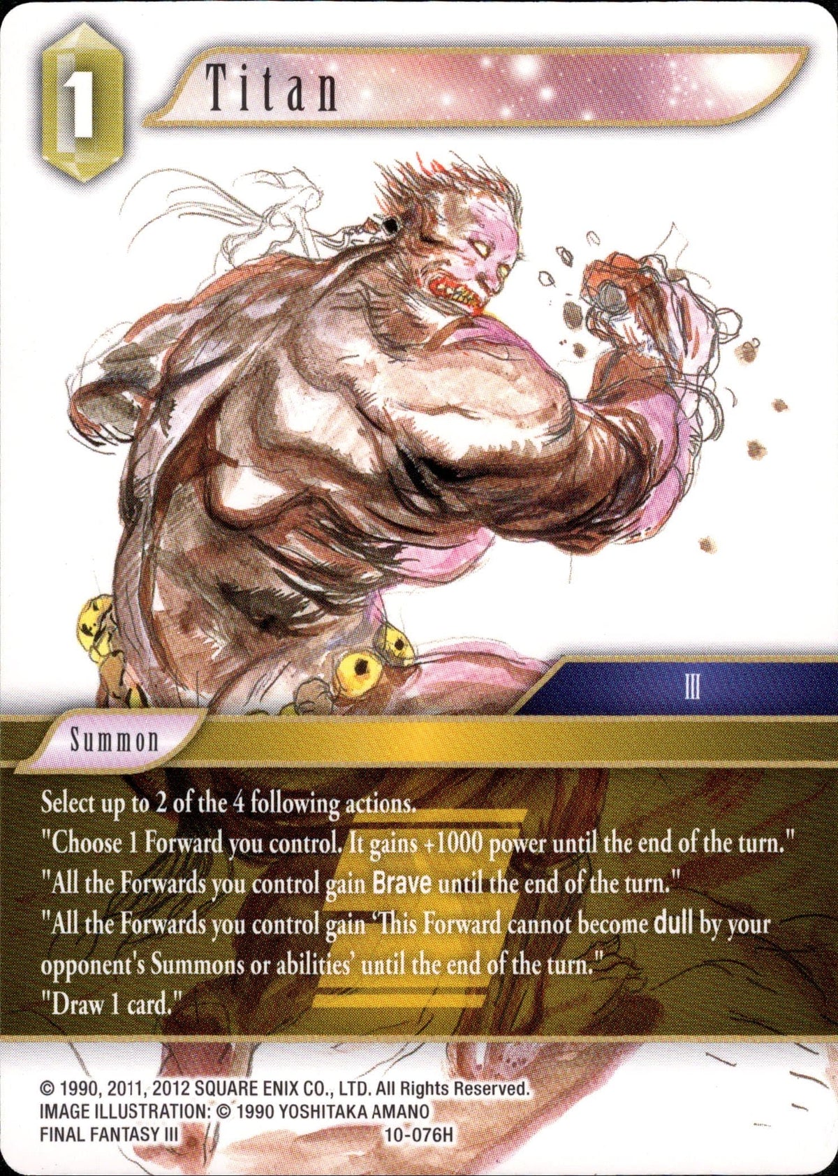 Titan - 10-076H - Opus X - Card Cavern