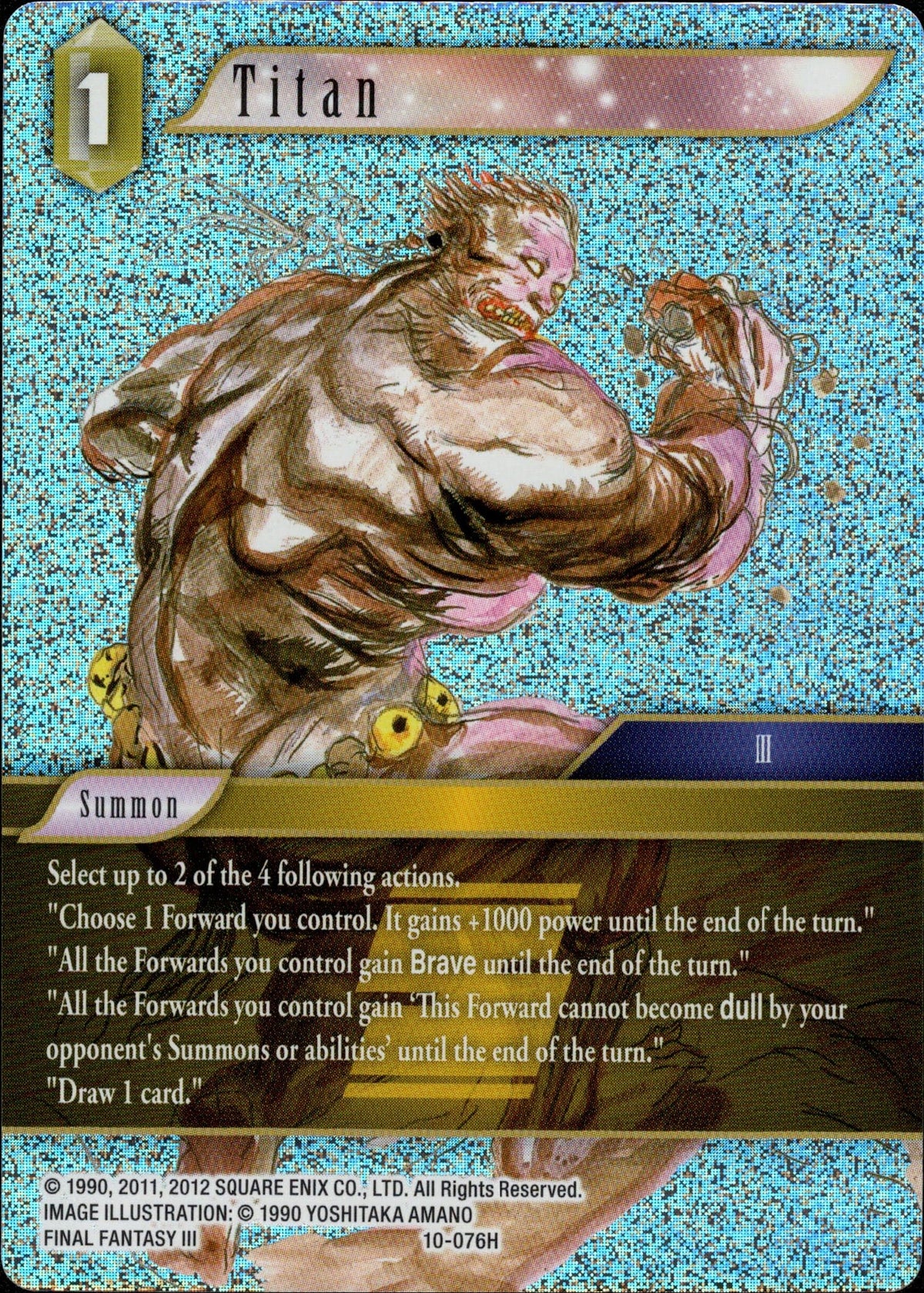 Titan - 10-076H - Opus X - Foil - Card Cavern