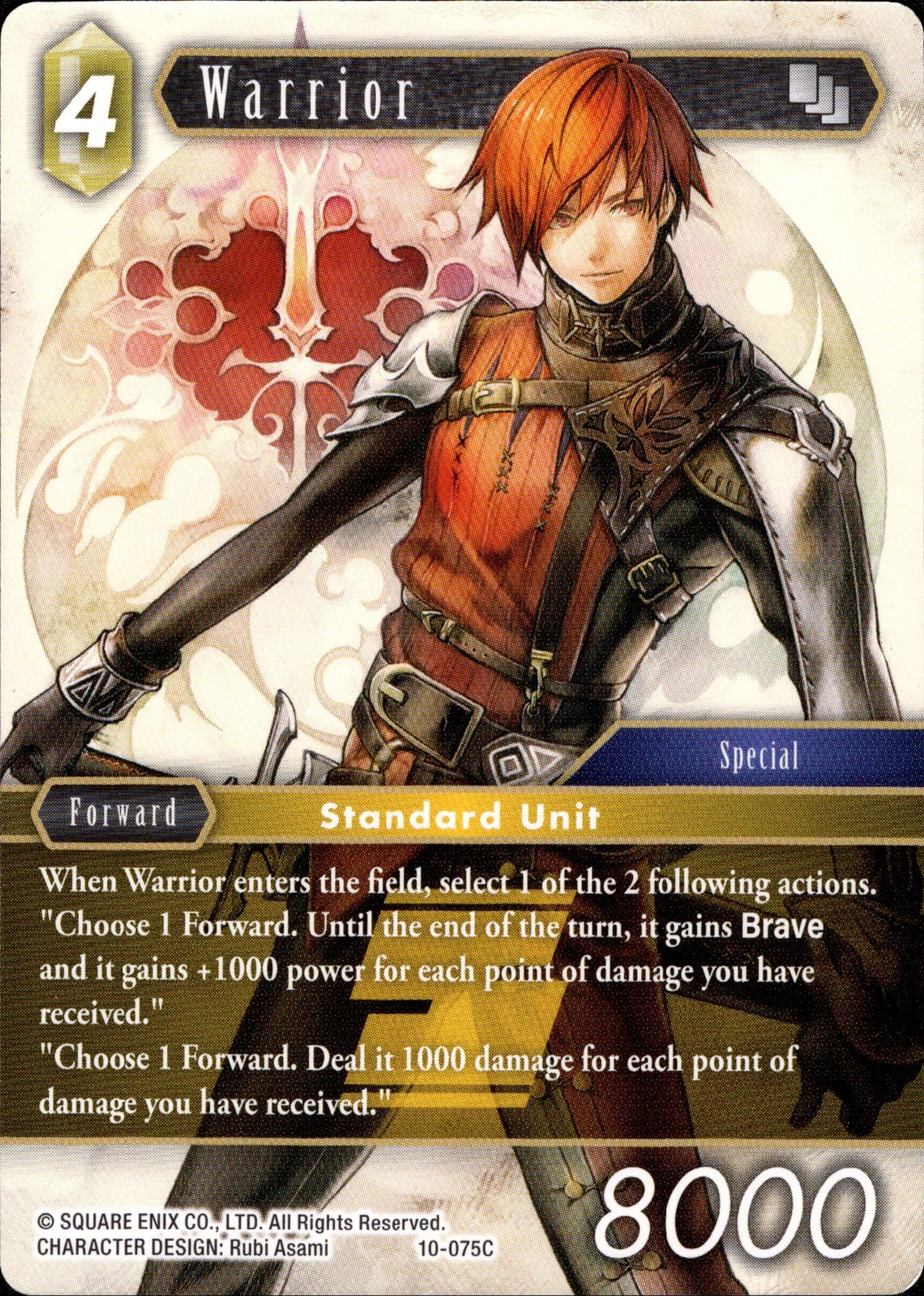 Warrior - 10-075C - Opus X - Card Cavern
