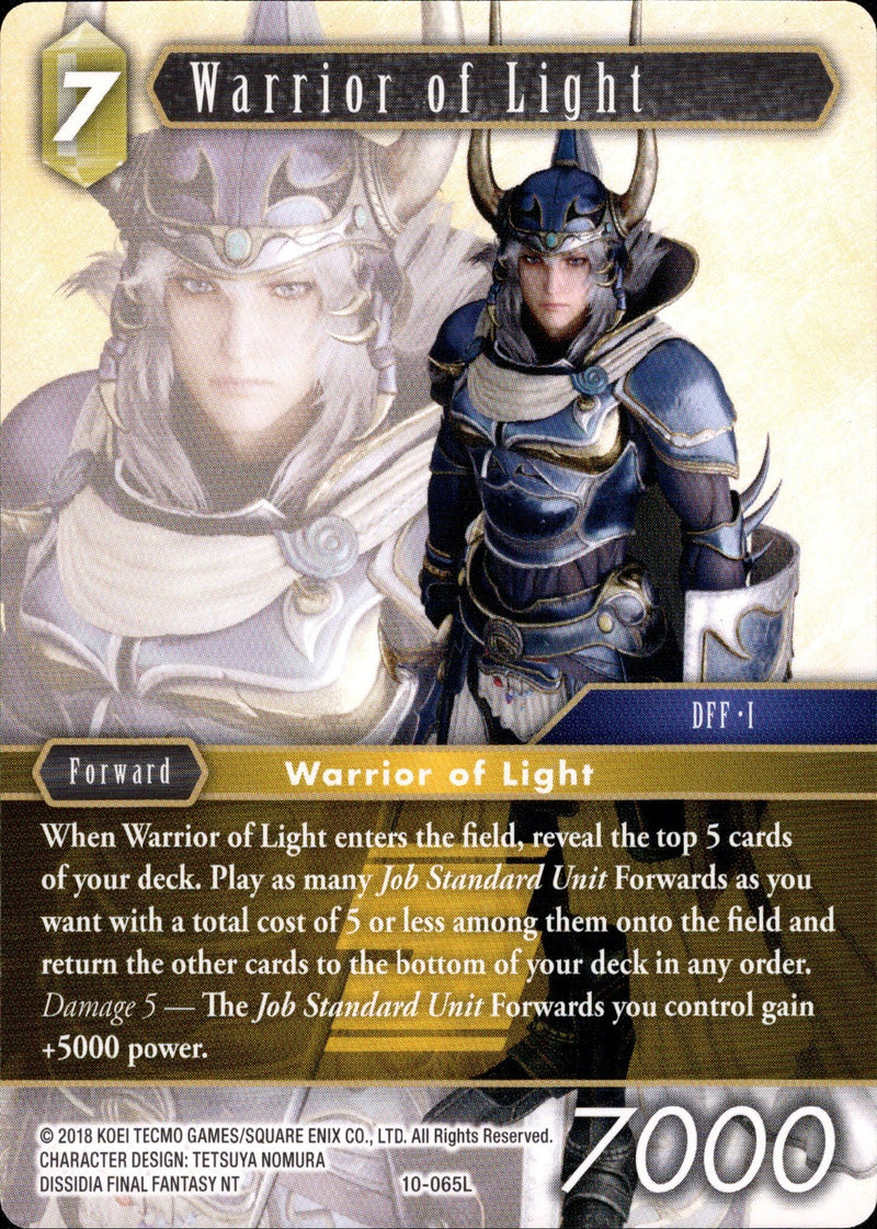 Warrior of Light - 10-065L - Opus X - Card Cavern
