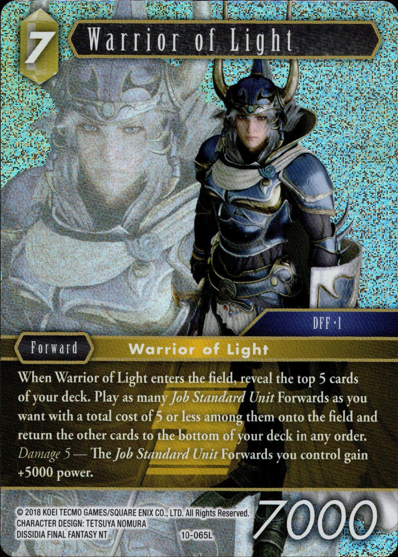 Warrior of Light - 10-065L - Opus X - Foil - Card Cavern